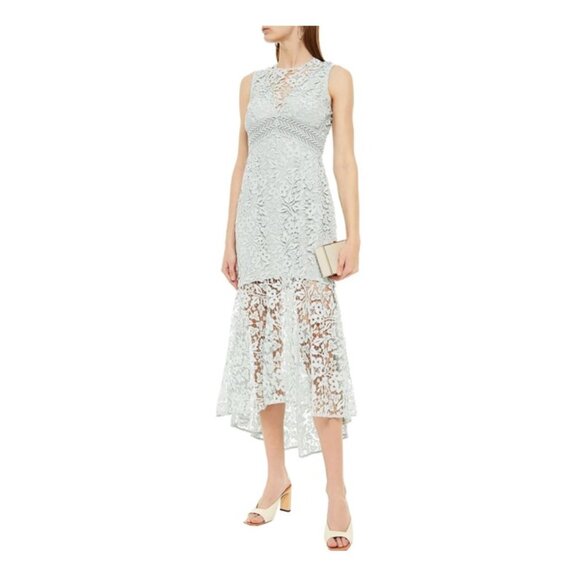Monique Lhuillier Dresses & Skirts - ML Monique Lhuillier Light blue/green Lace Cocktail Dress